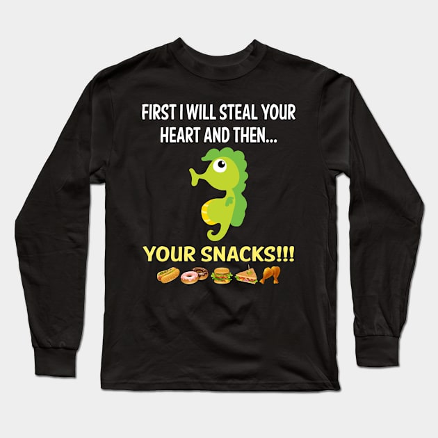 Steal Heart Seahorse 46 Long Sleeve T-Shirt by blakelan128